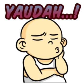 🏎 2e95bb21 YAUDAH...! telegram sticker