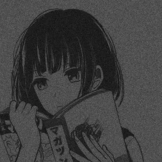 🌪 06fbc2de マガジン Anime, Chica, Leyendo, Revista, Manga, Kawaii whatsapp sticker