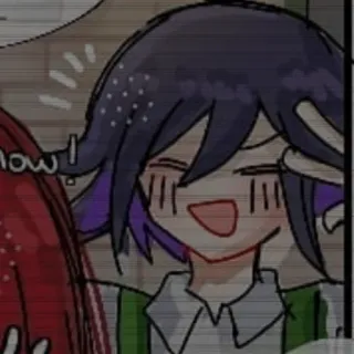 😁 773027da Kokichi Oma Danganronpa V3 now Anime, Dễ thương, Sticker, Vui vẻ, Nhân vật telegram sticker