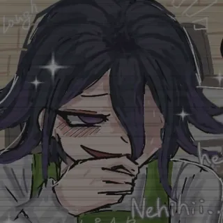 😏 9eccd11b Kokichi Oma Danganronpa V3 Nehihii Anime, Kokichi Oma, Danganronpa, Danganronpa V3, Fanart telegram sticker