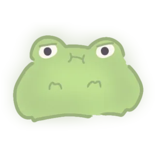 🧐 f0b94b84 katak, hijau, binatang, amfibi telegram sticker