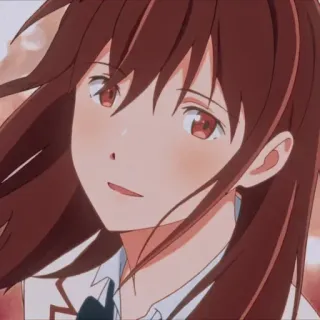 😊 978a9e8b anime, chica, personaje, dibujo animado telegram sticker