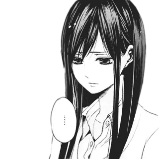 😕 6efb4358 ...... Manga, Anime, Meisje, Verdrietig telegram sticker