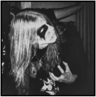 😡 a6b8b675 Black metal, Corpsepaint, Música, Banda, Metal telegram sticker