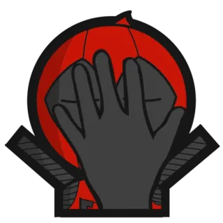 🤦 14e8c818 Deadpool 死侍, 超级英雄, 漫画, 冒犯手势, 剑, 动作 telegram sticker