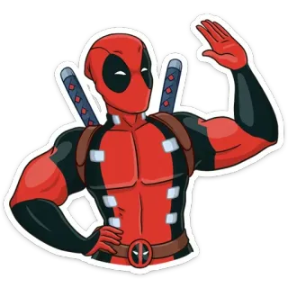 Дэдпул @stickernayaa telegram stickers