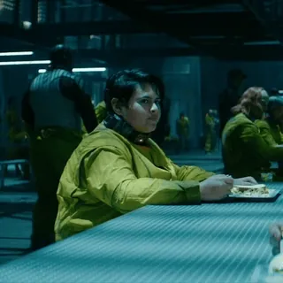 👁 5edf7b90 orang, makan, makanan, penjara, jumpsuit kuning telegram sticker