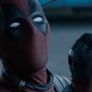 🍆 9aa49f94 Deadpool Deadpool, senjata, pedang, menyinggung, gestur telegram sticker