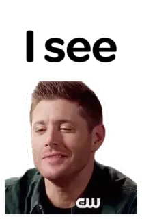 Cyan ♥ Dean telegram stickers