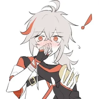 🌟 13b2115c Kaedehara Kazuha Genshin Impact Anime, Kazuha, Genshin Impact, Gra wideo, Postać, Fanart telegram sticker