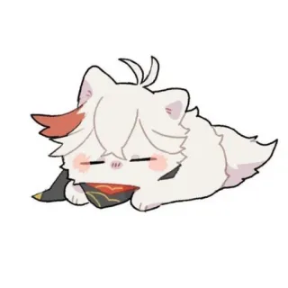 🌟 29b8179a Kazuha Genshin Impact Anime, Genshin Impact, Kazuha, Kawaii, Słodki, Chibi, Postać telegram sticker