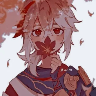 🌟 48c6ac7c Kaedehara Kazuha Genshin Impact Anime, Gra wideo, Chłopak, Kazuha, Genshin Impact telegram sticker