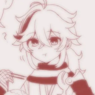 🌟 8145cd98 Kaedehara Kazuha Genshin Impact Anime, Genshin Impact, Kaedehara Kazuha, Jedzenie, Chibi telegram sticker