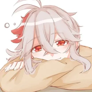 🌟 9f029d08 Kaedehara Kazuha Genshin Impact Anime, Genshin Impact, Kaedehara Kazuha, Gra wideo, Postać telegram sticker