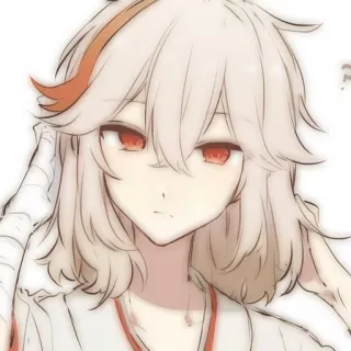 🌟 a6090ebb Kaedehara Kazuha Genshin Impact Anime, Genshin Impact, Kazuha, Gra wideo, Postać, Fanart telegram sticker