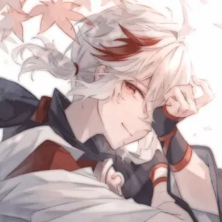 🌟 b2ff9eab Kaedehara Kazuha Genshin Impact Anime, Genshin Impact, Kazuha, Gra wideo, Postać telegram sticker