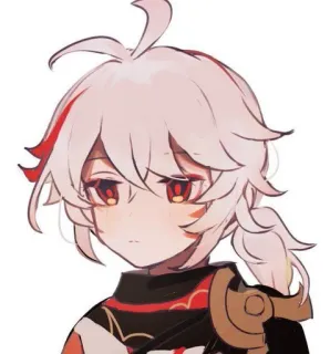 🌟 ebb41bcb Kaedehara Kazuha Genshin Impact Anime, Gra, Genshin Impact, Kaedehara Kazuha, Postać z gry telegram sticker