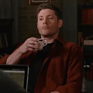 🩸 cff19650 Dean Winchester Supernatural Dean, Winchester, Supernatural, TV-Serie, Trinken telegram sticker