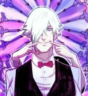 🙂 6ef7c8b3 anime, personaje, ilustración, retrato telegram sticker