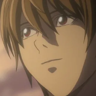 ☺️ ccf97b29 Light Yagami Death Note Anime, Manga, Death Note, Light Yagami telegram sticker