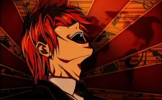 😈 4db21ab6 Light Yagami Death Note 动漫, 死亡笔记, 夜神月, 反派, 漫画, 基拉 telegram sticker