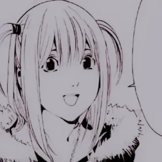 🩺 0012ec95 Misa Amane Death Note Anime, Mangá, Desenho animado, Death Note, Misa Amane whatsapp sticker