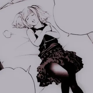 🩺 14d15da0 Misa Amane Death Note Misa Amane, Death Note, Anime, Mangá, Dormindo, Personagem whatsapp sticker