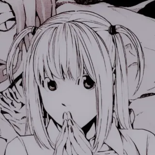 🩺 a4ec5818 Misa Amane Death Note Anime, Mangá, Personagem, Death Note, Misa Amane, Kawaii, Garota whatsapp sticker