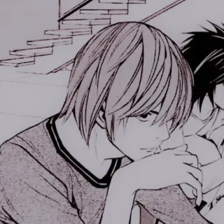 🕷 fd654dcd Light Yagami Death Note Anime, Mangá, Personagem, Death Note, Light Yagami whatsapp sticker