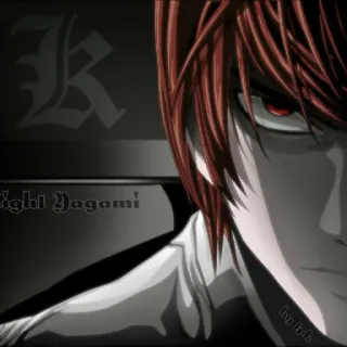 📓 22d83c48 Light Yagami Death Note anime, death note, light, yagami, character telegram sticker