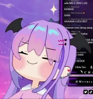 🌟 130a64b8 PRAKATON
ada MILO (Miti Loli)
KAWAIII
loliiiii
NOT LAGRAAA
AAAAAA LUCU BGT
eneran mici dong yang
No
wkki
kwkw
UBI RYANZI
mitili
DEDEK
2 Boba Taro
CHA
@MYTHIA anime, kawaii, cute, vtuber, digital art, character whatsapp sticker