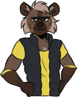 😒 ceeb8b5b Iena, Cartone animato, Personaggio, Animale, Furry, Scontroso, Antropomorfo telegram sticker