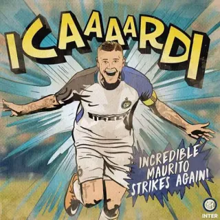 💪 52261ae7 Mauro Icardi ICAAAARDI
INCREDIBLE MAURITO STRIKES AGAIN! ฟุตบอล, ฟุตบอล, กีฬา, นักกีฬา, อินเตอร์ มิลาน, อิการ์ดี้ telegram sticker