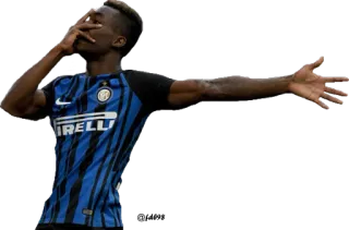 ☠️ f3827538 นักฟุตบอล, นักเตะ, ฉลอง, กีฬา, นักกีฬา, อินเตอร์มิลาน telegram sticker