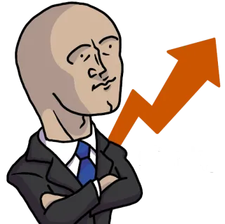 📈 856f8285 Meme, Stonks, Aktien, Wirtschaft, Finanzen, Konjunktur telegram sticker