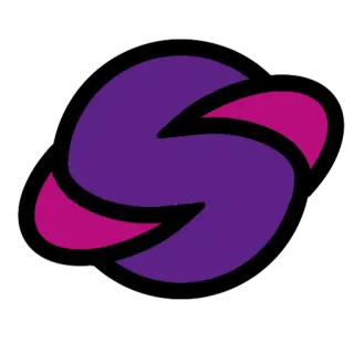 🪐 c1e880ed abstrakt, Symbol, lila, magenta, Logo, Design, geometrisch, Form telegram sticker