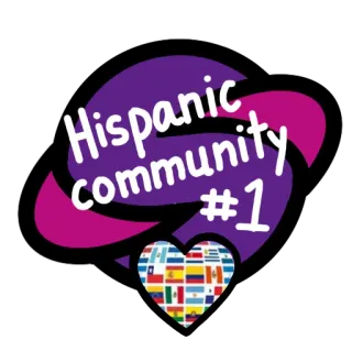1️⃣ ef993382 Hispanic community #1 Hispanisch, Community, Flaggen, Kultur, Feier telegram sticker
