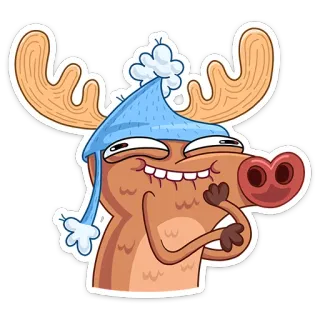 Deer | Олень whatsapp stickers