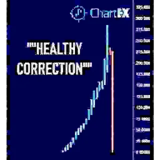 ⭐️ 9c7510a0 "HEALTHY CORRECTION" Giełda, Finanse, Wykres, Inwestycja telegram sticker