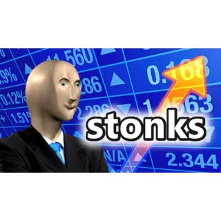 🌊 ce4ce874 Stonks Man stonks Meme, Giełda, Pieniądze, Inwestowanie, Akcje, Stonks telegram sticker