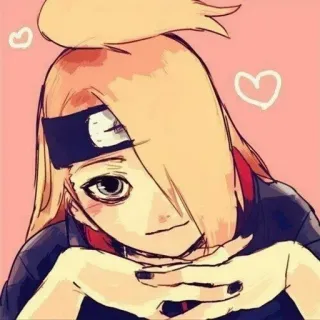 ☺️ 71ca1491 Deidara Naruto Anime, Manga, Deidara, Naruto, Sticker, Fanart telegram sticker