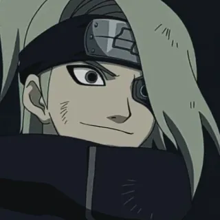 🙃 9ea00b87 Deidara Naruto Anime, Naruto, Deidara, Sticker, Charakter telegram sticker