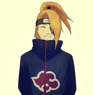 😊 e229ecc0 Deidara Naruto Anime, Naruto, Deidara, Aufkleber, Manga telegram sticker