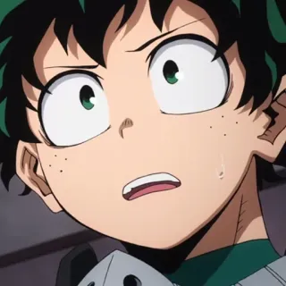 🥦 4c6068dd Izuku Midoriya My Hero Academia Anime, Manga, Izuku Midoriya, My Hero Academia, Midoriya, Deku, Héroe, impactado telegram sticker