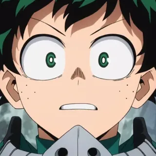 🥦 5dafe0fc Izuku Midoriya My Hero Academia Anime, Manga, Personaje, Deku, My Hero Academia, Izuku Midoriya telegram sticker