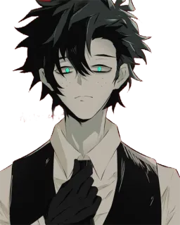 😠 d4acee44 Izuku Midoriya My Hero Academia Anime, Manga, Personnage, Midoriya, Izuku, My Hero Academia, Fanart telegram sticker