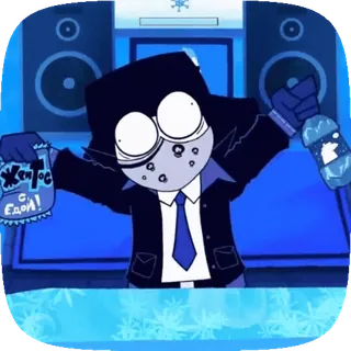 🤪 d25d6b90 Жептос с ЕДОЙ! cartoon, snacks, party, chips, drink telegram sticker