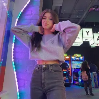 💜 a53748aa wanita, kasual, arcade, remaja, muda telegram sticker