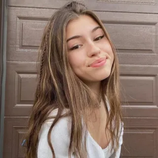 💜 ca753e34 remaja, gadis, wanita muda, potret telegram sticker