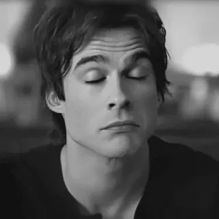 ▪️ b6e0ec55 Damon Salvatore The Vampire Diaries Damon Salvatore, Ian Somerhalder, The Vampire Diaries, Acara TV, Fantasi, Aktor telegram sticker